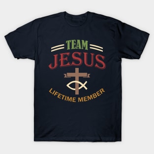 Christian Team Jesus Life Time Member T-Shirt